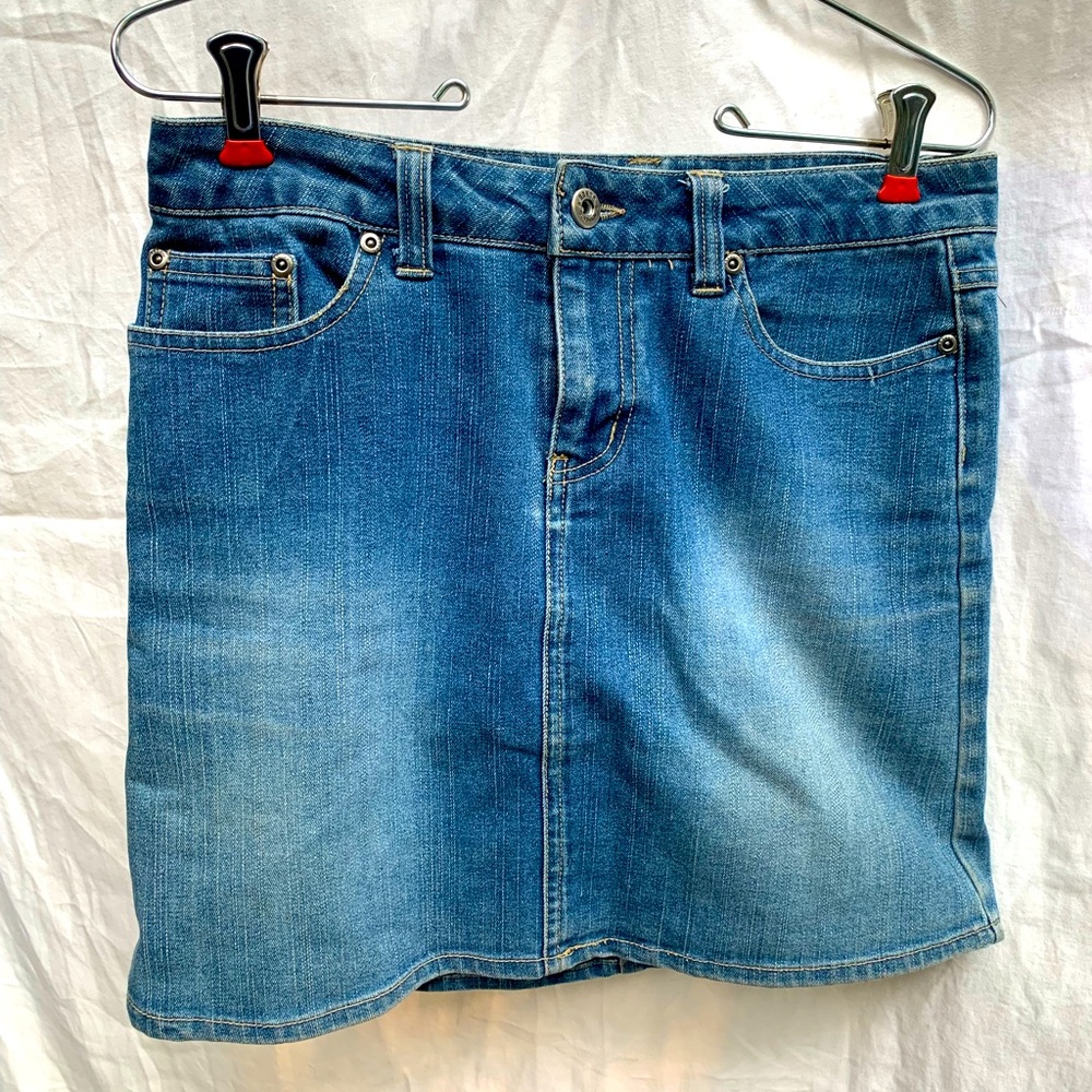 Bongo Brand Stretch Denim Jean Skirt Size 7/8